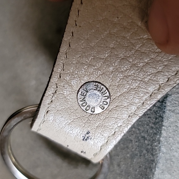 Vintage 80's DOONEY & BOURKE All Weather Leather Big Duck Keyring Keychain - Picture 3 of 4